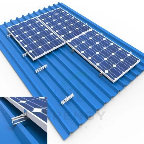 Corrugated Metal Roof Solar Mount