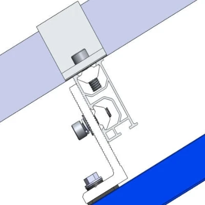 L Feet Solar Metal kattoasennusrakenne