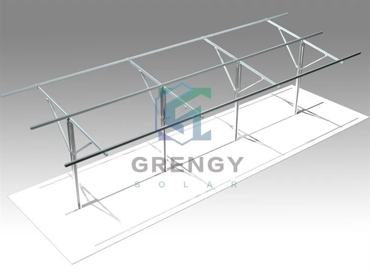 Bifacial Solar Panels Ground-Mounted System