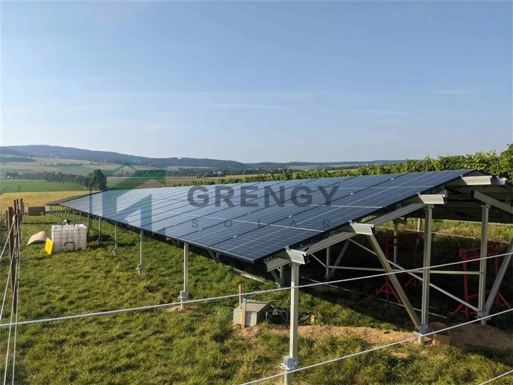 Farm Shed Solar Mounting Structure