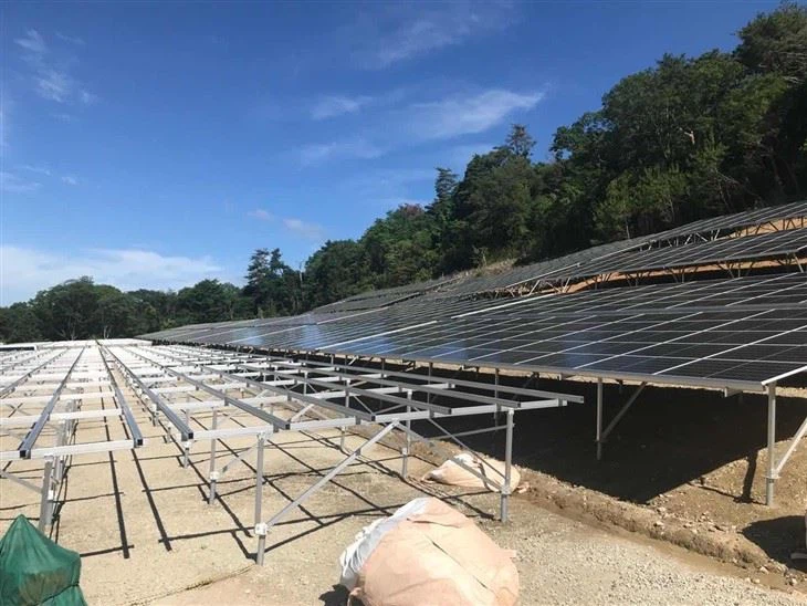 Ground-mounted Solar Aluminum Structure